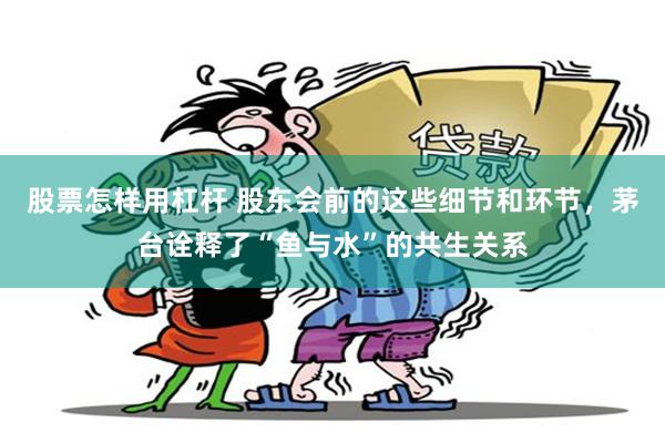 股票怎样用杠杆 股东会前的这些细节和环节，茅台诠释了“鱼与水”的共生关系